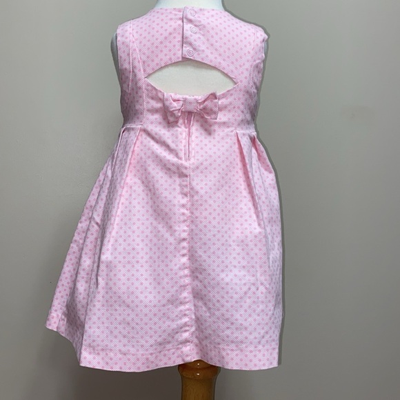 Disney store pink polka dot key hole Minnie Mouse dress size 3 - Picture 3 of 9